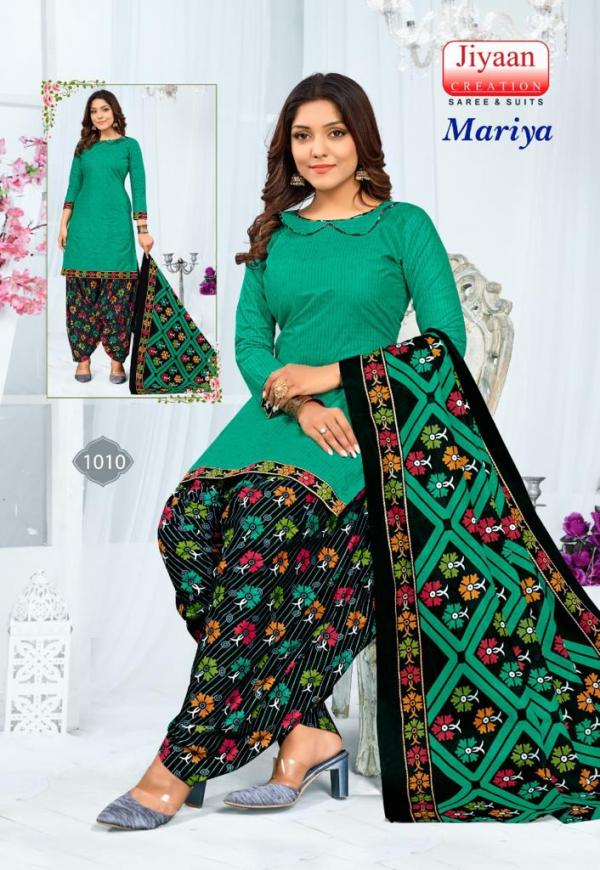 Jiyaan Mariya Cotton Designer Exclusive Dress Material